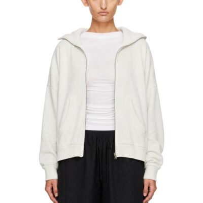 Entire Studios Off-White Full Zip Hoodie