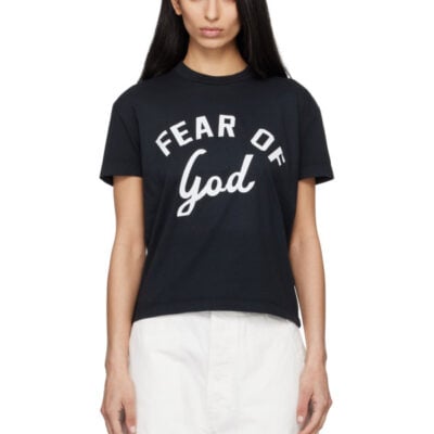 Fear Of God Black Varsity T-shirt