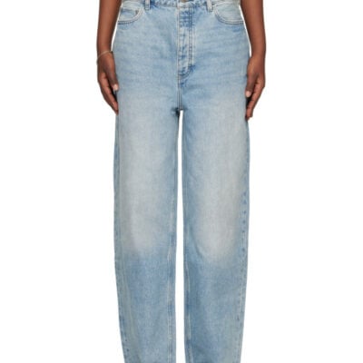 Fear of God ESSENTIALS Blue Straight Leg Denim Jeans