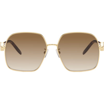 Fendi Gold FF Diamonds Sunglasses