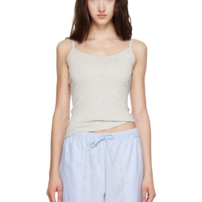 FLORE FLORE Gray Bibi Camisole