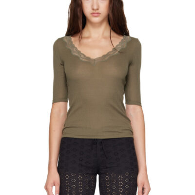 Fruity Booty Khaki Intimo 3/4 Sleeve T-shirt