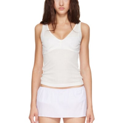 Fruity Booty White Intimo Plunge Tank Top