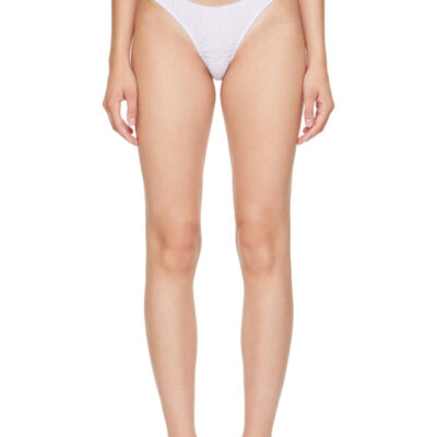 Fruity Booty White & Purple Gretel Thong
