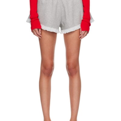 Ganni Grey Isoli Shorts