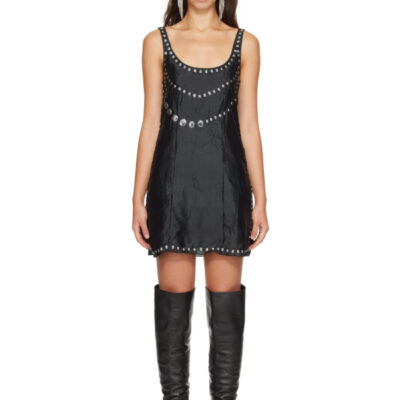 Gimaguas Black Claude Jewel Minidress