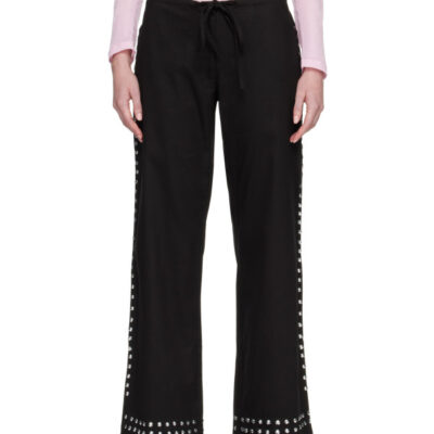 Gimaguas Black Delya Studded Trousers