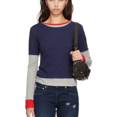 Gimaguas Navy & Gray Triple T-shirt