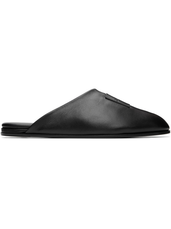 Givenchy Black Label Nappa Leather Mule Flats