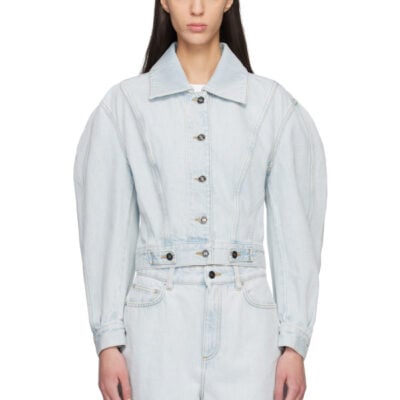 Givenchy Blue Back-To-Front Cocoon Denim Jacket