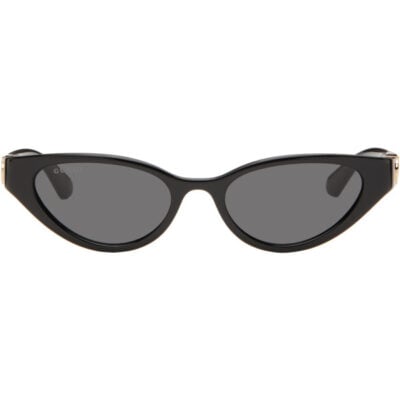 Gucci Black Emblem Cat Eye Sunglasses