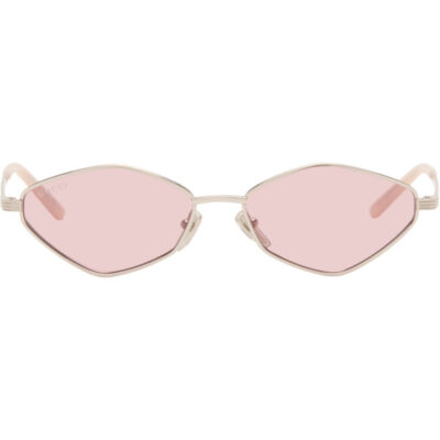 Gucci Silver Directional Sunglasses