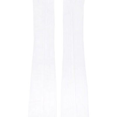 Handsome Stockholm White Mesh Long Gloves