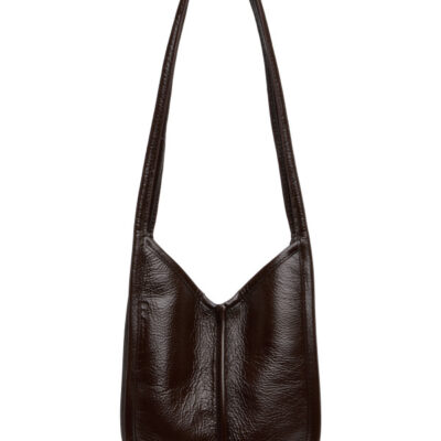 Hereu Brown Calella Bucket Leather Bag