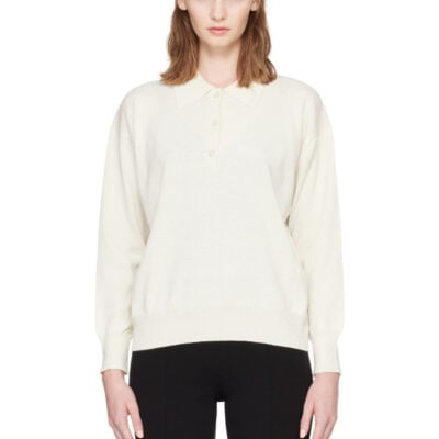 High Sport Off-White Elyse Oversized Polo