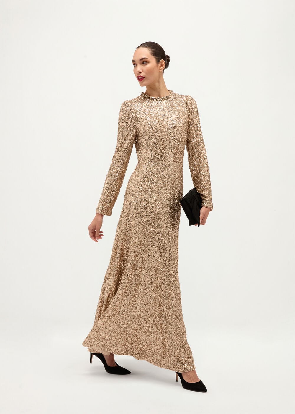 hobbs-farrah-sequin-maxi-dress-2 Hobbs Farrah Sequin Maxi Dress