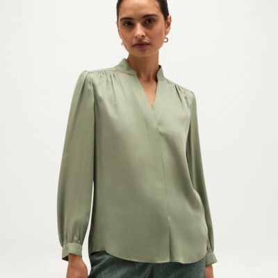 Hobbs Gwen Satin Blouse