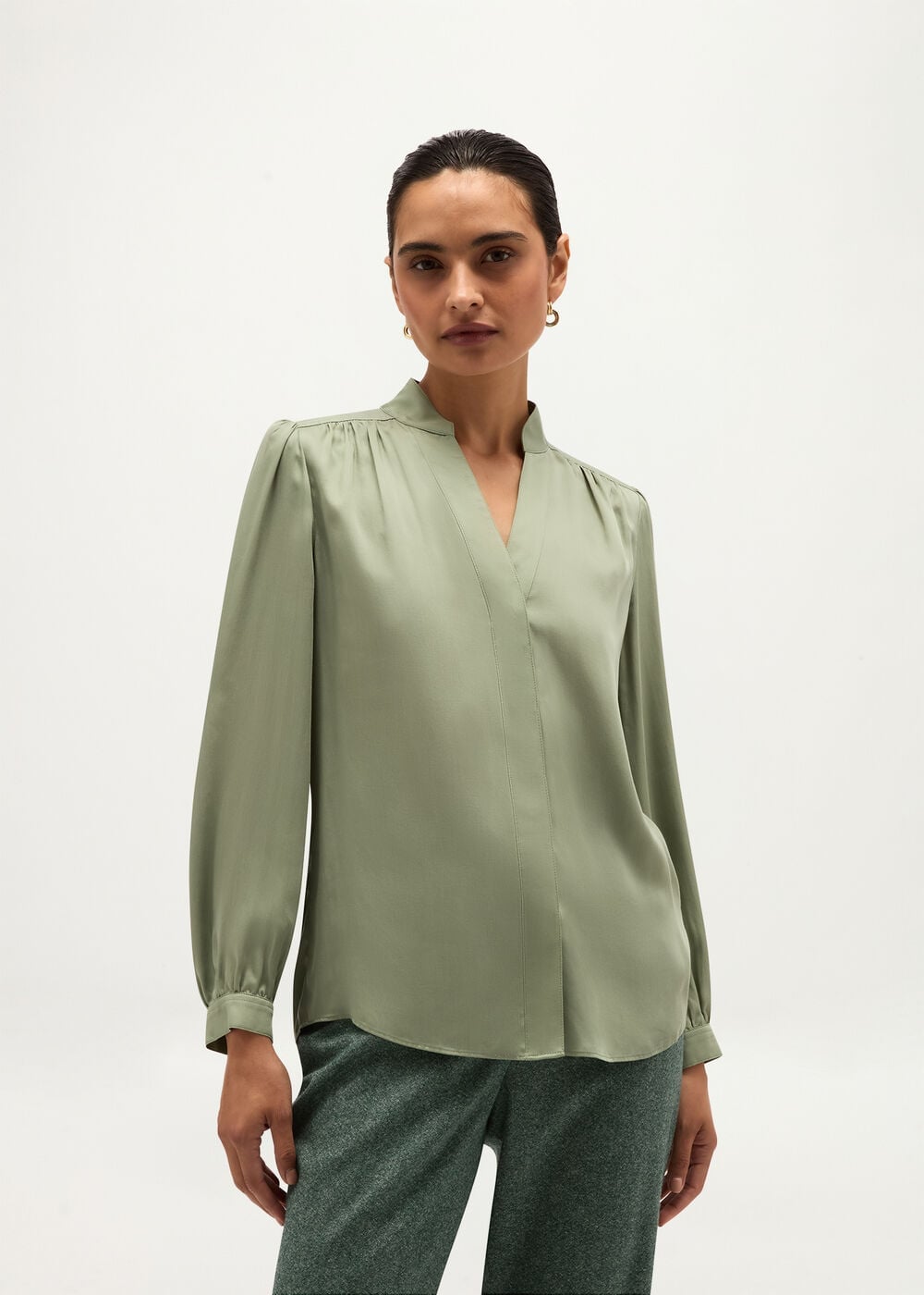 Hobbs Gwen Satin Blouse