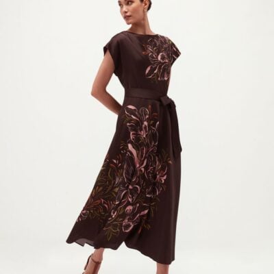 Hobbs Latimer Satin Dress