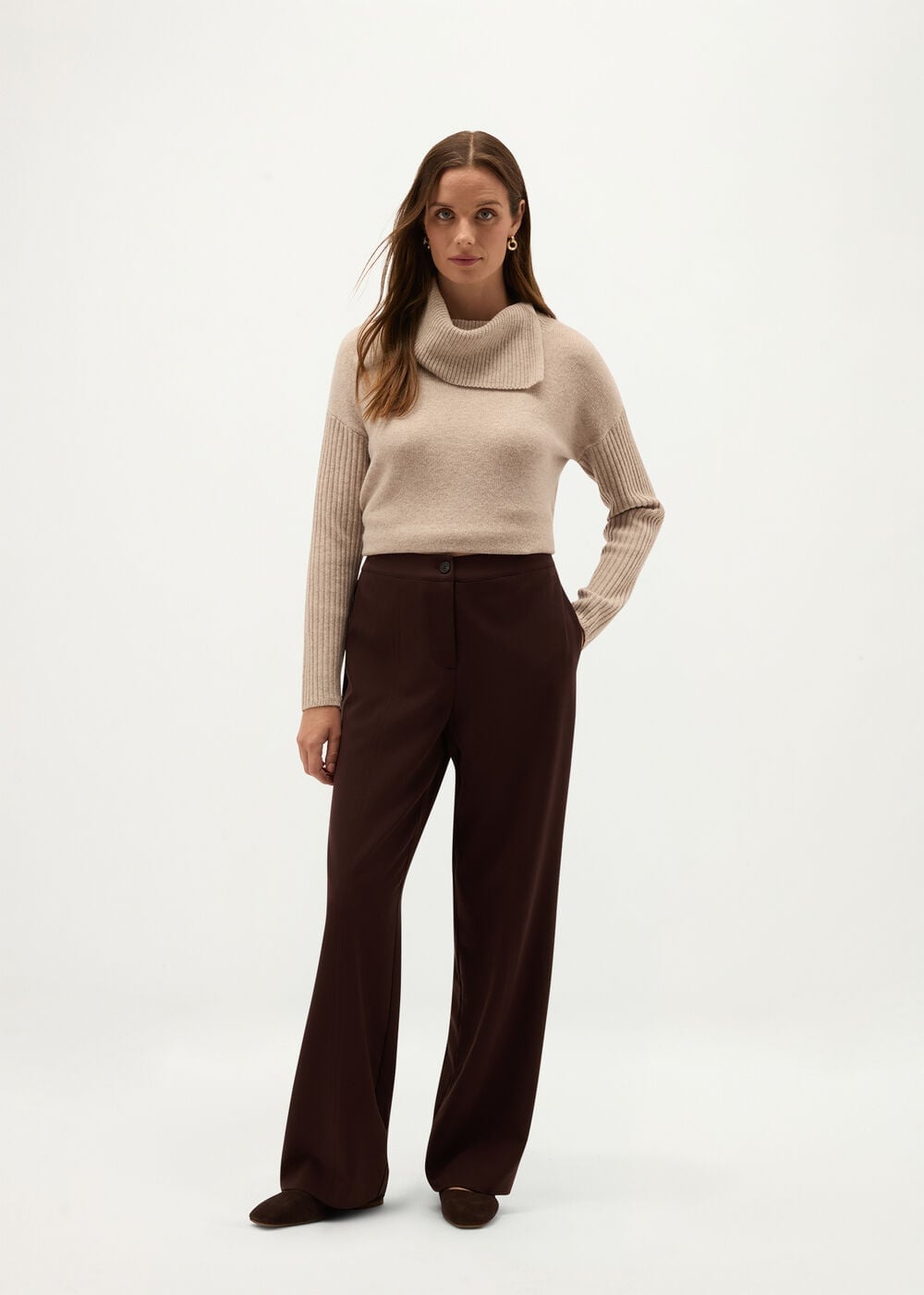 Hobbs Martine Wide Leg Trousers
