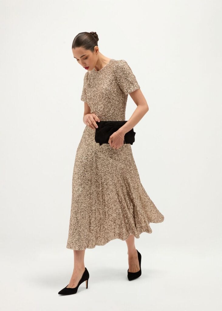 Hobbs Saffie Sequin Dress