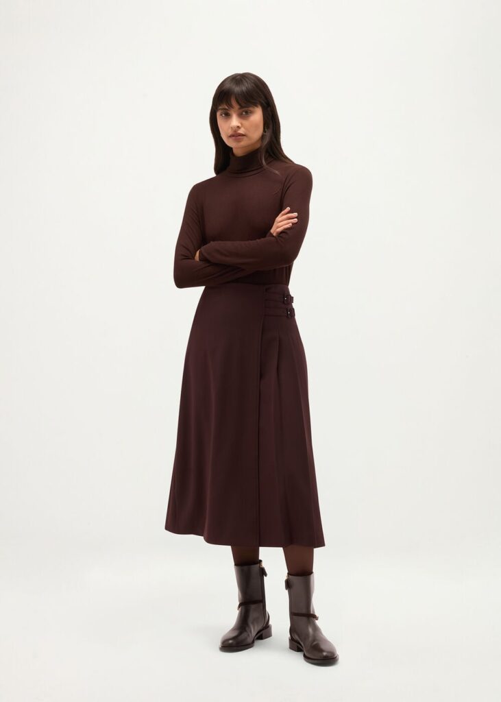 Hobbs Sutton Pleated Skirt