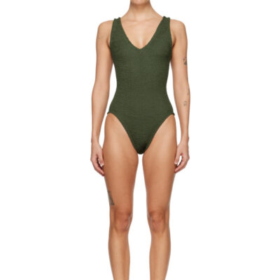 Hunza G Khaki Sadie Swimsuit