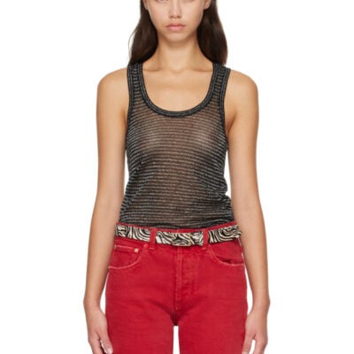 Isabel Marant Black Cevara Tank Top