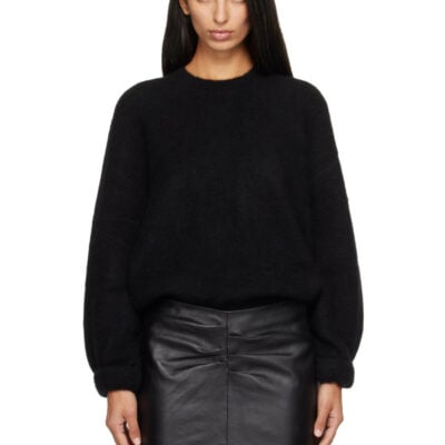 Isabel Marant Black Stacy Crewneck Sweater