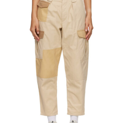 Isabel Marant Étoile Beige Renzae Cargo Pants