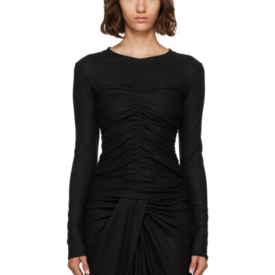 Isabel Marant Étoile Black Delesa Top
