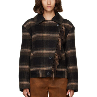 Isabel Marant Étoile Brown Galeane Wool Jacket