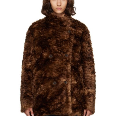 Isabel Marant Étoile Brown Jya Faux-Fur Coat