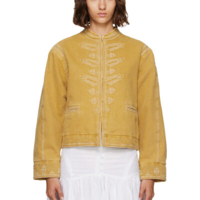 Isabel Marant Étoile Yellow Emalia Denim Jacket