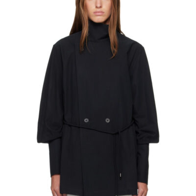 Issey Miyake Black 'Monsieur' Shirt