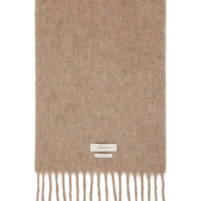 Jacquemus Taupe 'The Carro' Scarf