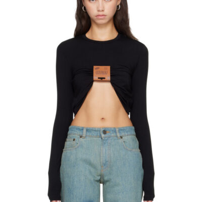 Jean Paul Gaultier Black 'The Label' T-shirt