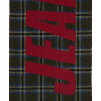 Jean Paul Gaultier Green 'The Gaultier' Tartan Scarf