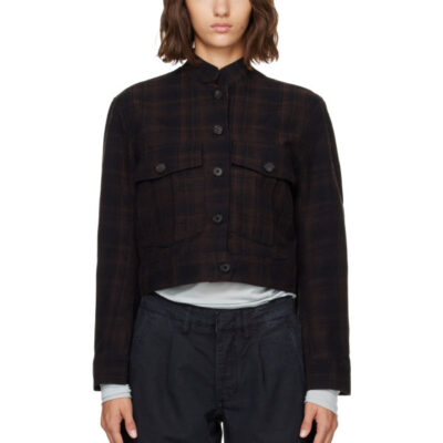 Jeanerica Brown Lee Check Jacket