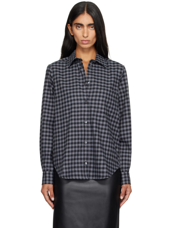Jeanerica Gray & Black Elise Shirt