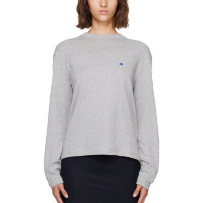 Jil Sander Gray Cotton Cashmere T-shirt