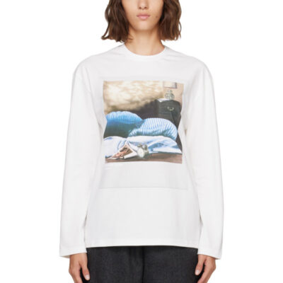 Jil Sander Off-White Photograph Long-Sleeve T-shirt