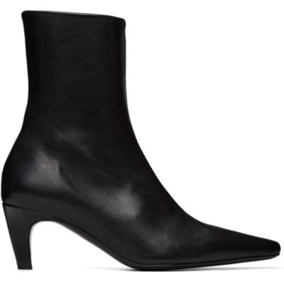 Jude Black Cave Ankle Boots