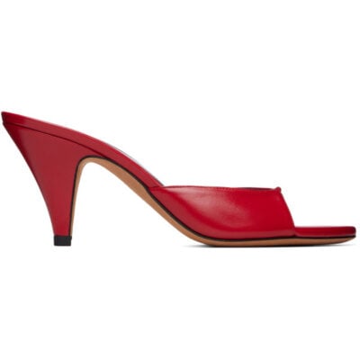 Jude Red Haze Heeled Sandals