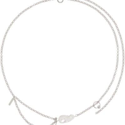Justine Clenquet Silver Lauren Belt