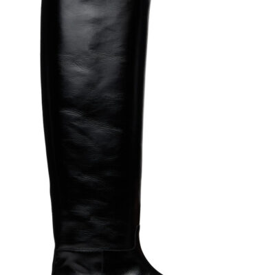 Khaite Black Colt Knee-High Boots