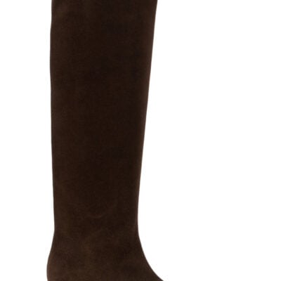 Khaite Brown Ona Knee High Boots