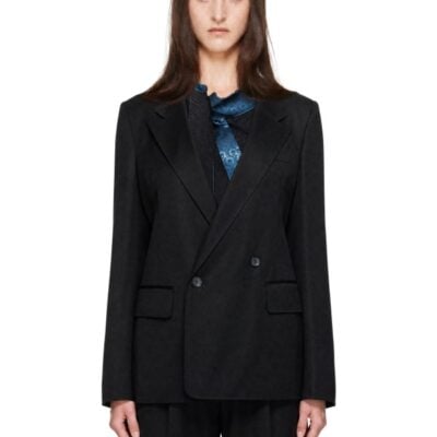 Kiko Kostadinov Black Egret Tailored Blazer