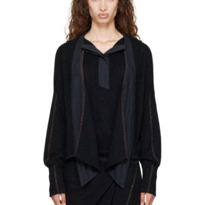 Kiko Kostadinov Black Petrel Pullover Hoodie