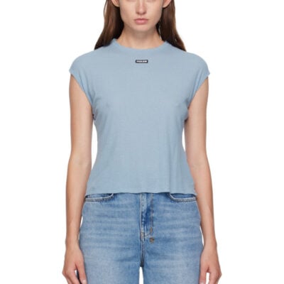 Ksubi Blue Staple Short Sleeve T-shirt